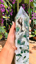Load image into Gallery viewer, Beautiful Moss Agate tower