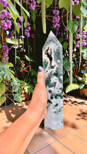 Load image into Gallery viewer, Beautiful Moss Agate tower