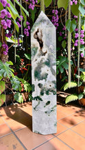 Load image into Gallery viewer, Beautiful Moss Agate tower