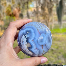 Load image into Gallery viewer, Blue flower agate spheres, you choose!