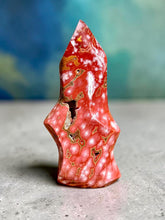 Load image into Gallery viewer, Natural red Ocean Jasper flame