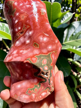 Load image into Gallery viewer, Natural red Ocean Jasper flame
