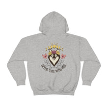 Load image into Gallery viewer, Save The Wolves Back Print Heavy Blend™ Hooded Sweatshirt