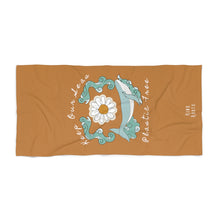 Load image into Gallery viewer, Keep our seas plastic free - Beach towel