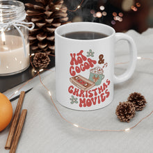 Load image into Gallery viewer, Hot Cocoa & Christmas Movies Retro Mug 11oz