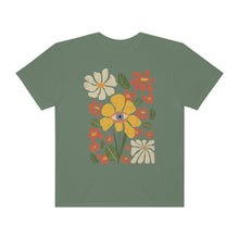 Load image into Gallery viewer, Grunge flower eye tee, 100% cotton t-shirt, Hippie t-shirts, Flower t-shirts