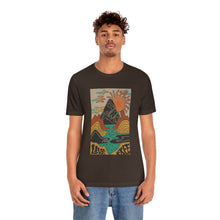 Load image into Gallery viewer, Unisex "Live Free" Mountain Short Sleeve Tee