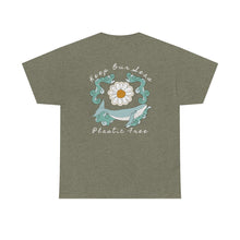 Load image into Gallery viewer, Keep Our Seas Plastic Free! Save the ocean! Heavy Cotton Tee