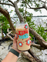 Load image into Gallery viewer, Kind vibes soda can glass