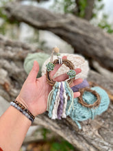 Load image into Gallery viewer, Succulent wreath car charm