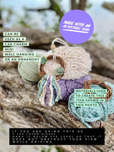 Load image into Gallery viewer, Succulent wreath car charm