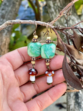Load image into Gallery viewer, Woodland Mushroom Earrings