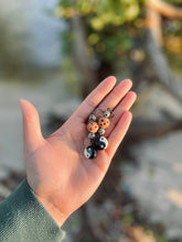 Load image into Gallery viewer, Yin Yang Dalmatian Jasper & Soap Stone Earrings