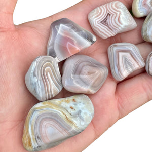 Pink Botswana Agate Tumble