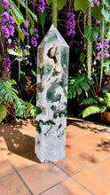 Load image into Gallery viewer, Beautiful Moss Agate tower

