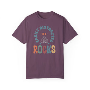 Easily distracted by rocks T-shirt