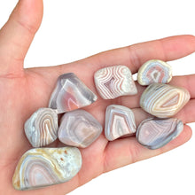 Load image into Gallery viewer, Pink Botswana Agate Tumble
