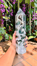 Load image into Gallery viewer, Beautiful Moss Agate tower
