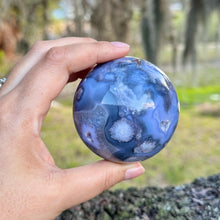 Load image into Gallery viewer, Blue flower agate spheres, you choose!
