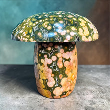 Load image into Gallery viewer, Stunning Kabamby Ocean Jasper mushroom from Madagascar
