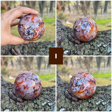 Load image into Gallery viewer, Blue flower agate spheres, you choose!
