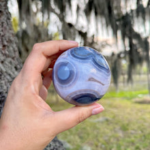 Load image into Gallery viewer, Blue flower agate spheres, you choose!
