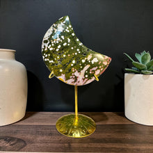 Load image into Gallery viewer, Beautiful Ocean Jasper Moon on stand
