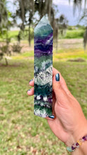 Load image into Gallery viewer, Feather fluorite towers

