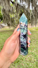 Load image into Gallery viewer, Feather fluorite towers
