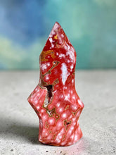 Load image into Gallery viewer, Natural red Ocean Jasper flame
