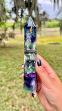 Load image into Gallery viewer, Feather fluorite towers
