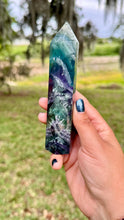 Load image into Gallery viewer, Feather fluorite towers
