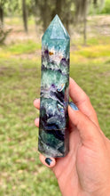 Load image into Gallery viewer, Feather fluorite towers
