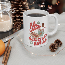 Load image into Gallery viewer, Hot Cocoa &amp; Christmas Movies Retro Mug 11oz
