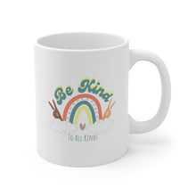 Load image into Gallery viewer, Be Kind To All Kinds Ceramic Mug 11oz
