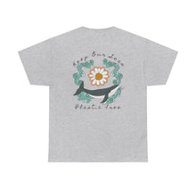 Load image into Gallery viewer, Keep Our Seas Plastic Free! Save the ocean! Heavy Cotton Tee
