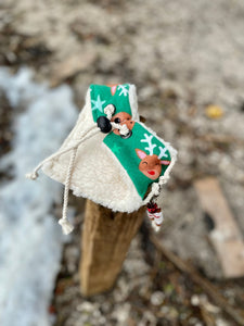 Green Reindeer Dog & Cat Bandana