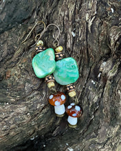 Load image into Gallery viewer, Woodland Mushroom Earrings
