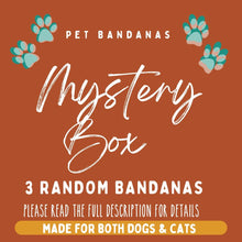 Load image into Gallery viewer, Pet bandana bundle 3 pack of random pet bandanas
