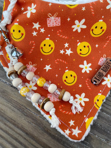 Christmas smiley face Dog & Cat bandana