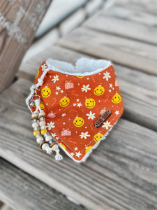 Christmas smiley face Dog & Cat bandana