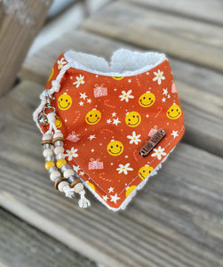 Christmas smiley face Dog & Cat bandana